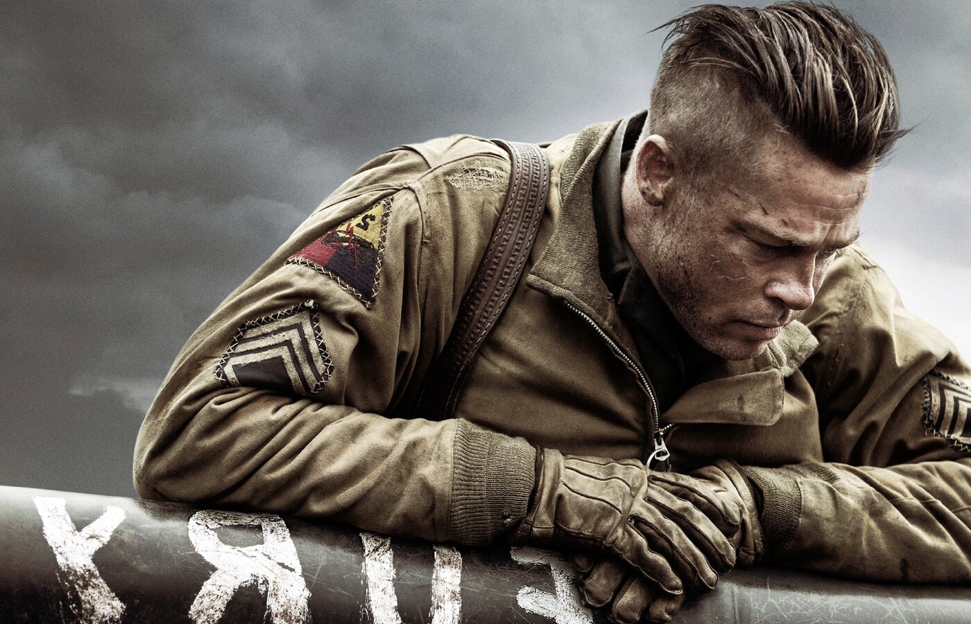 Brad Pitt In Fury Movie 1400x900 Resolution HD 4k Wallpaper, Image, Background, Photo and Picture