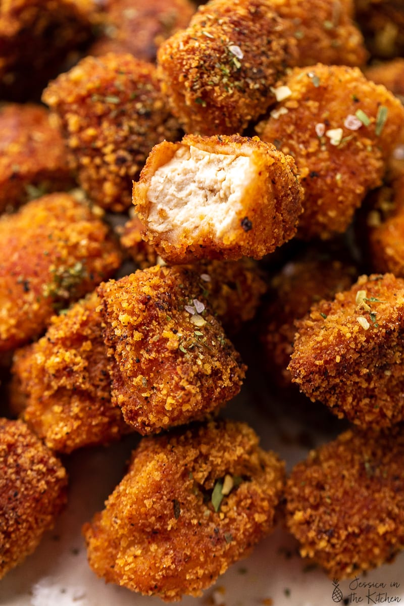Vegan Chicken Nuggets (Crispy & Crunchy) in the Kitchen