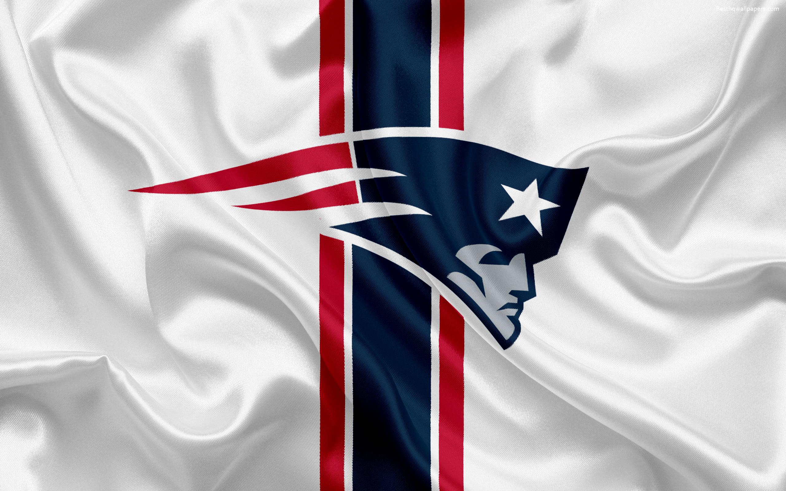 Download wallpaper New England Patriots, American football, logo, emblem, National Football League, NFL, New England, USA for desktop with resolution 2560x1600. High Quality HD picture wallpaper