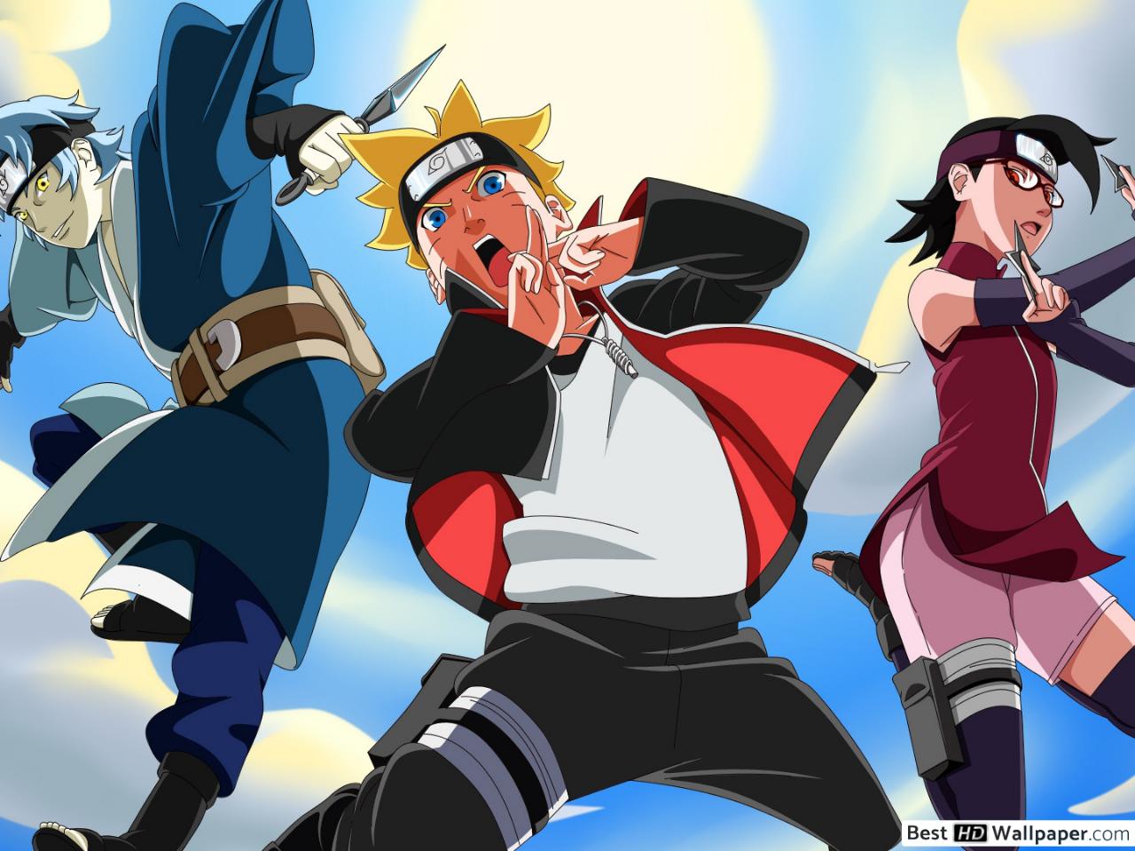 Boruto, Naruto Next Generation, Boruto Uzumaki & Sarada Uchiha HD wallpaper download
