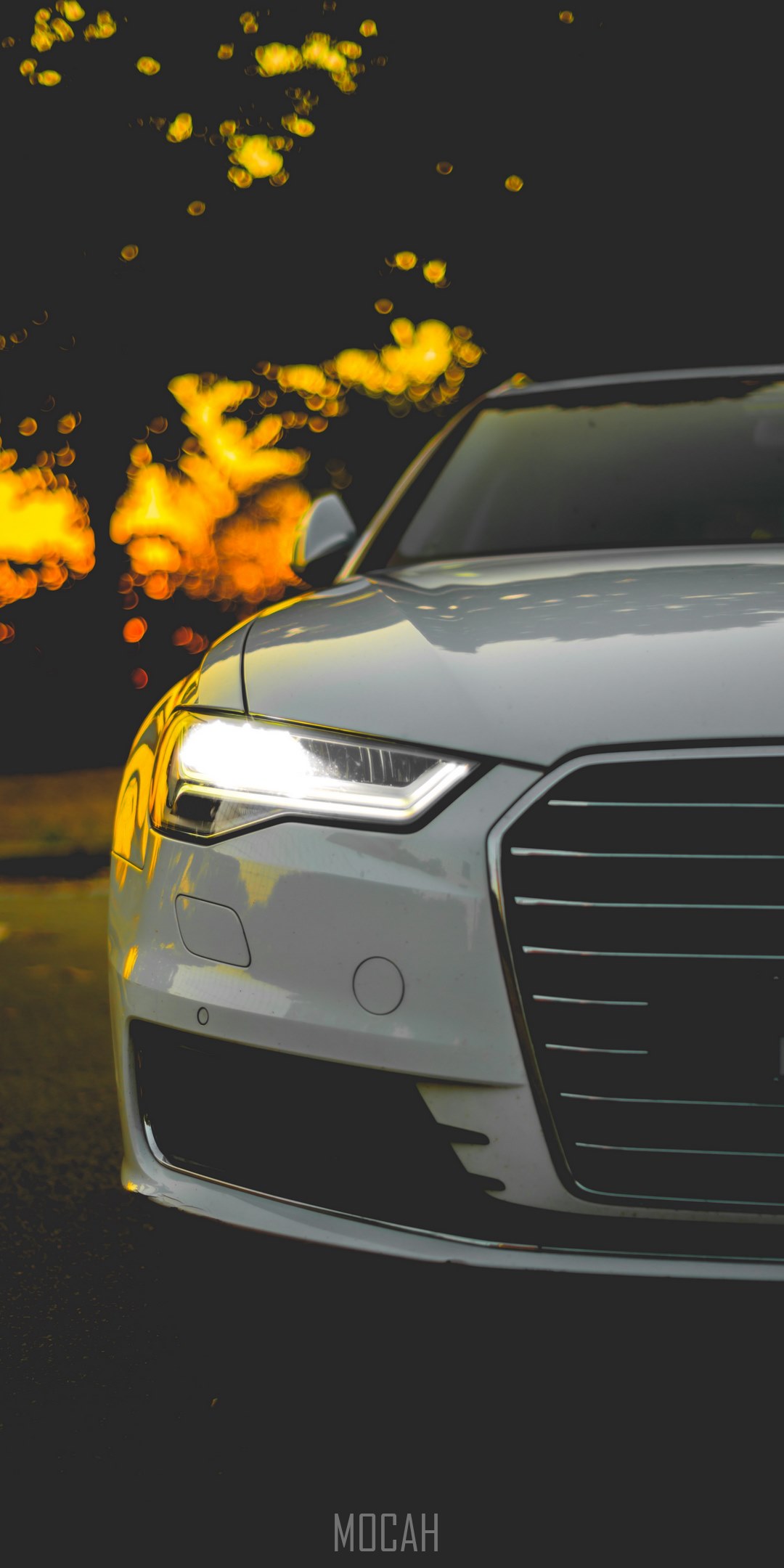 the right side headlight of a white audi, _mean audi, HTC U11 wallpaper full hd, 1440x2560 HD Wallpaper