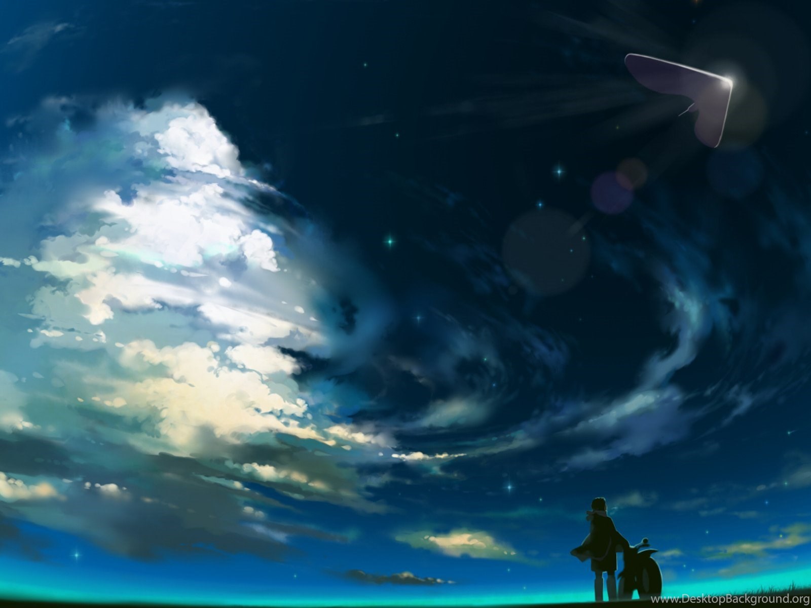 Anime Scenery Wallpaper 1920x1200 Desktop Background