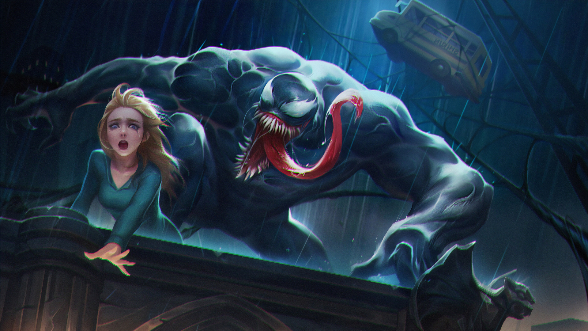 Venom. Desktop wallpaper. 1920x1080