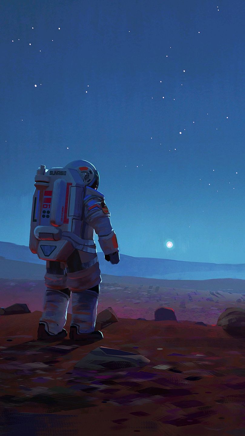 Mars Mission Astronauts Space Ship Nasa IPhone Wallpaper Wallpaper, IPhone Wallpaper