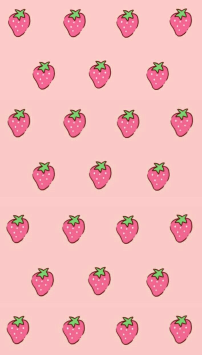 Strawberry Aesthetic Wallpaper