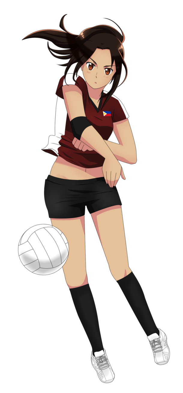 Volleyball Anime Girl 04 by SalazarAI on DeviantArt