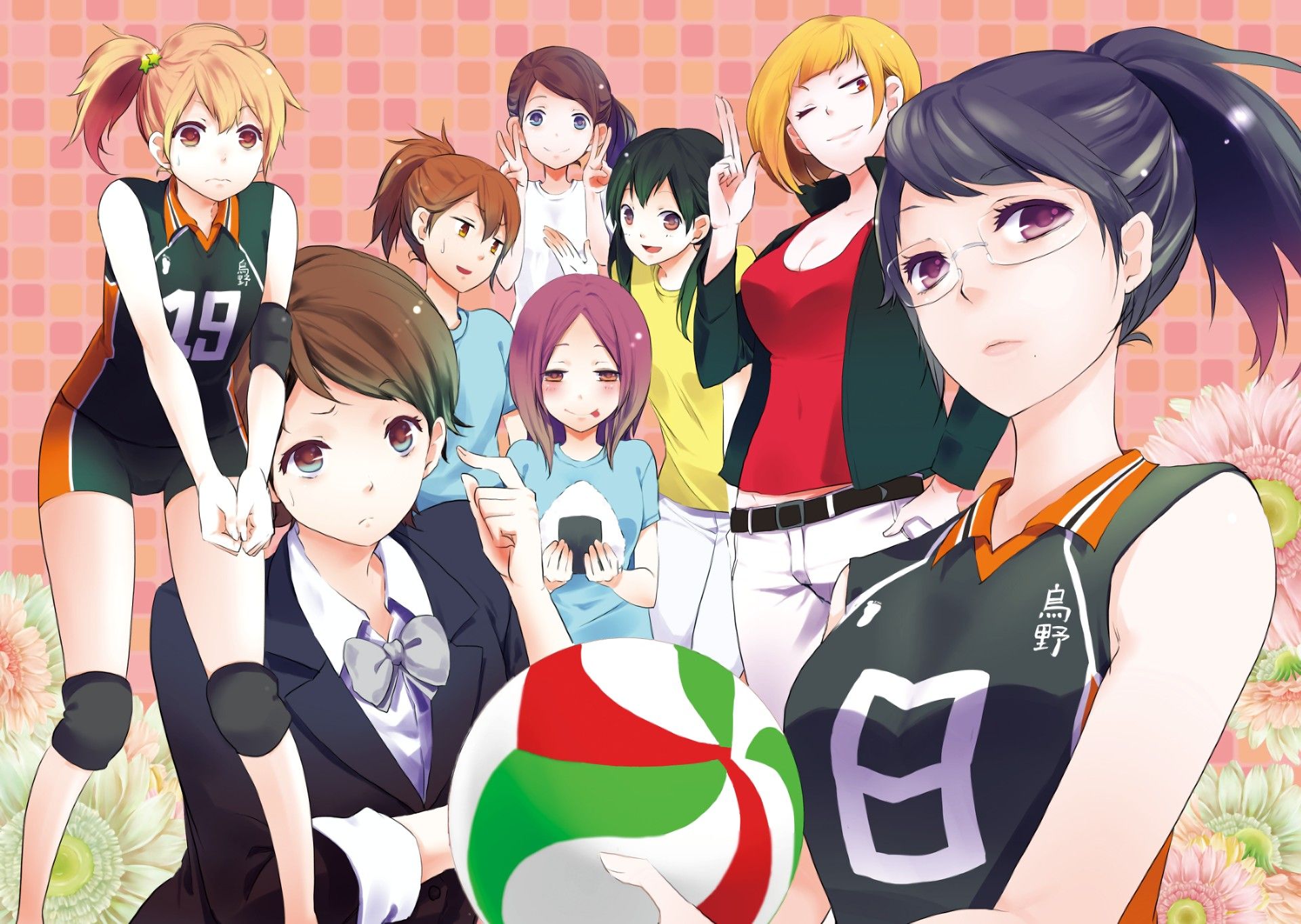 Cute Anime Girl Voleibol, anime de vôlei Papel de parede de celular HD