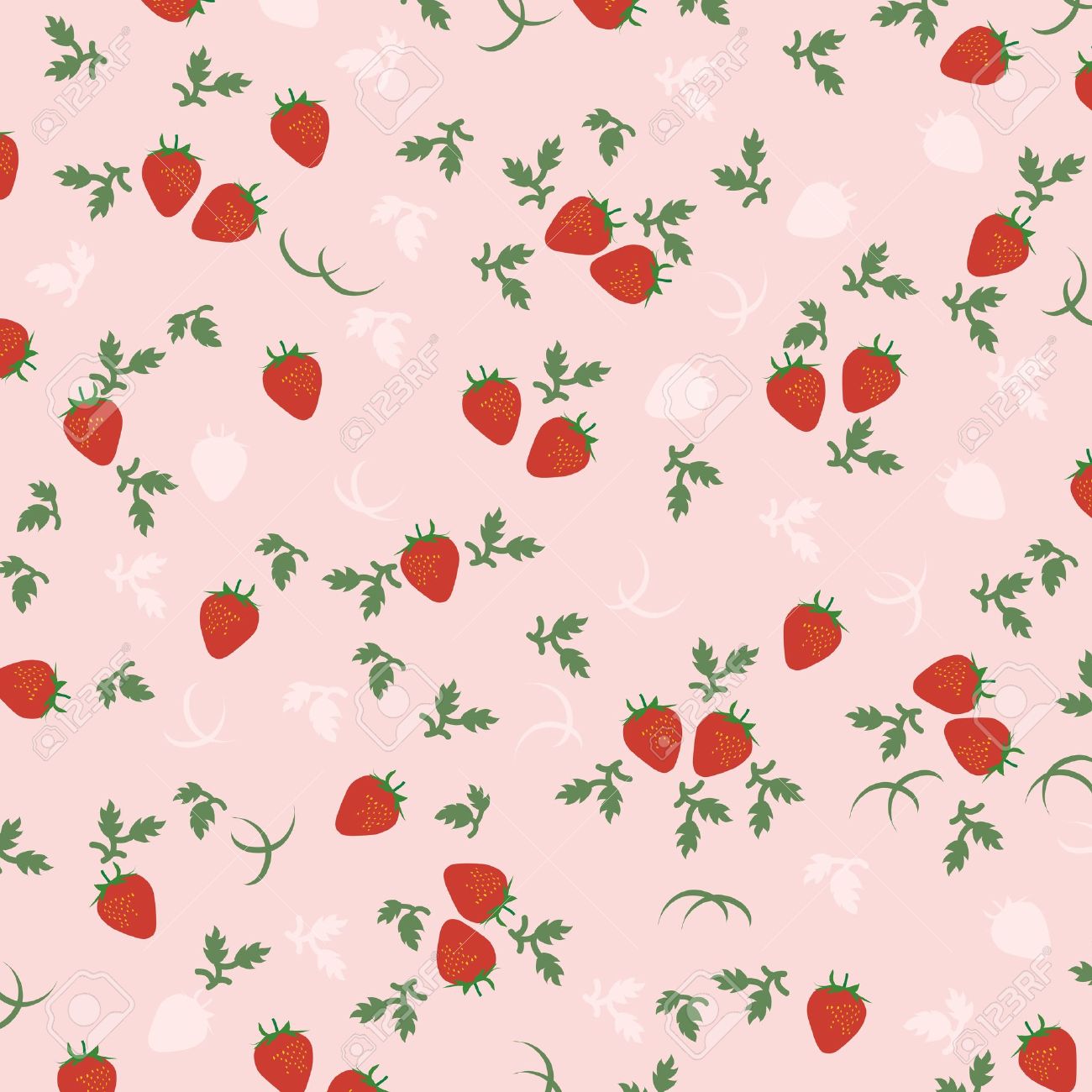 Cute Strawberry Wallpaper
