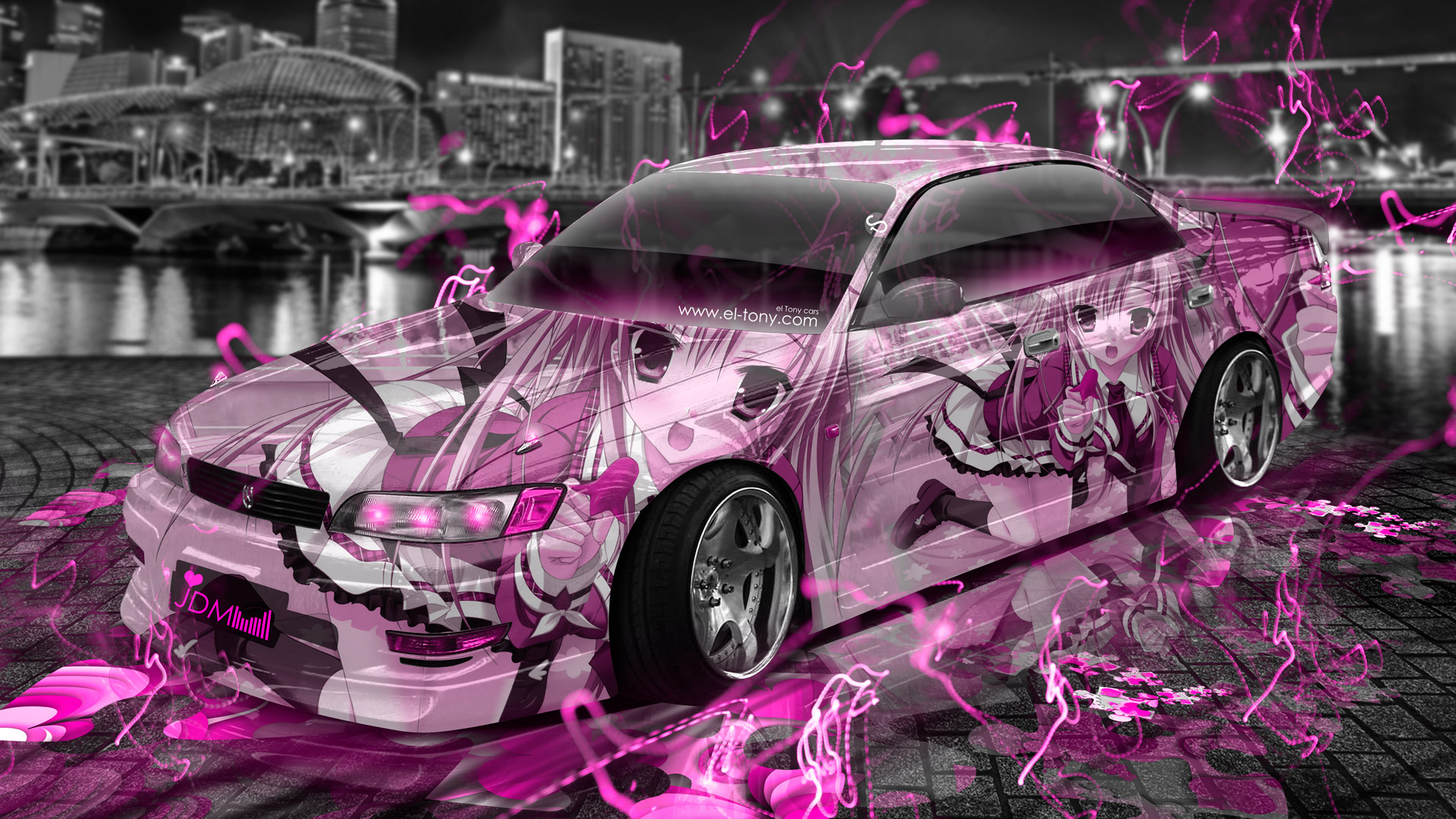 Anime Car Wallpaper 1680x1050