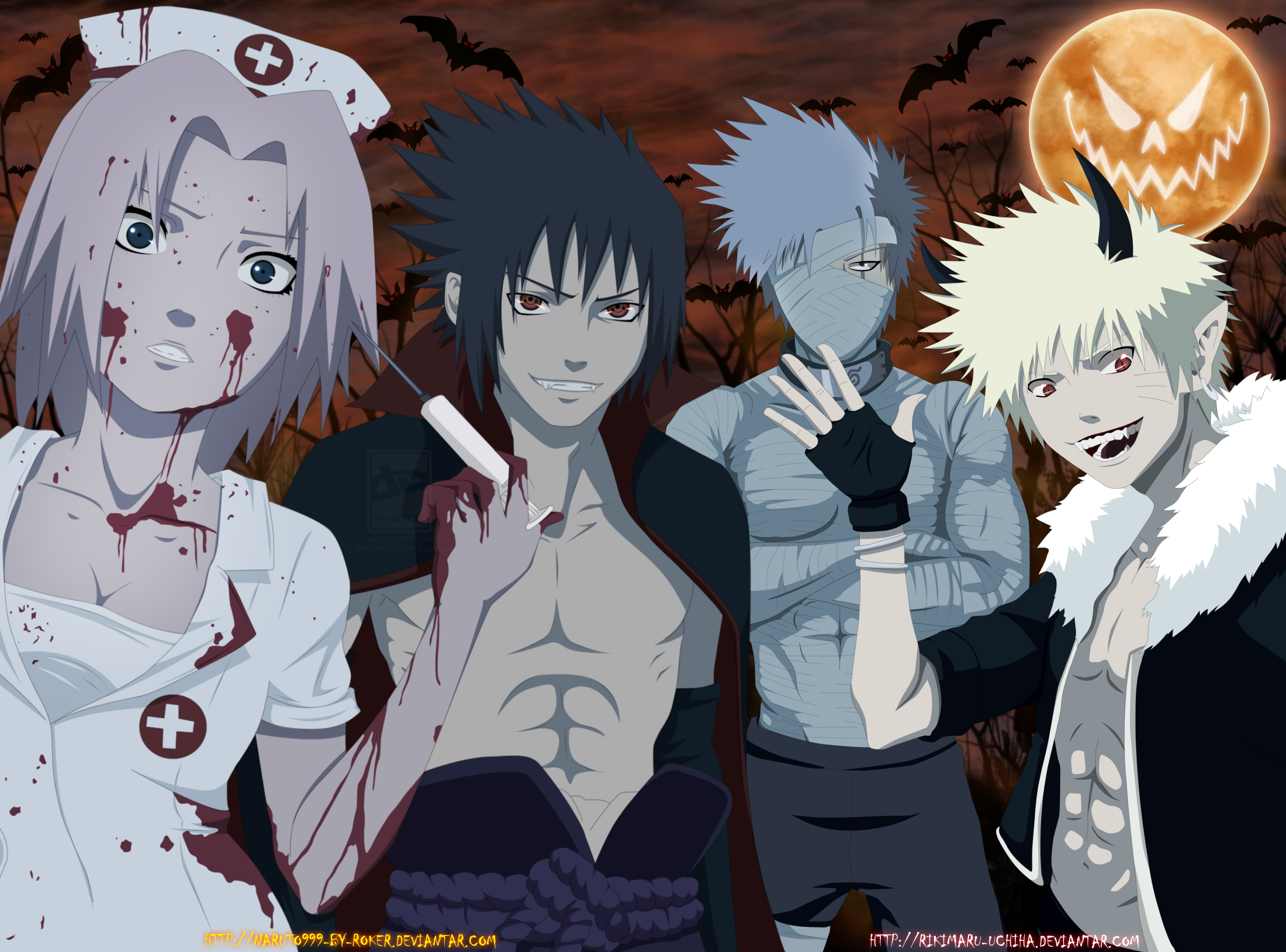 Naruto Halloween Wallpapers Wallpaper Cave