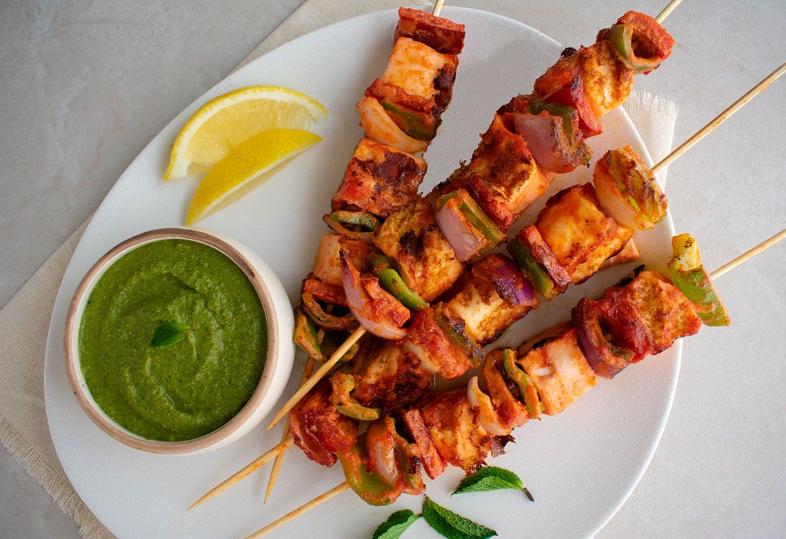 Paneer Tikka and Colour