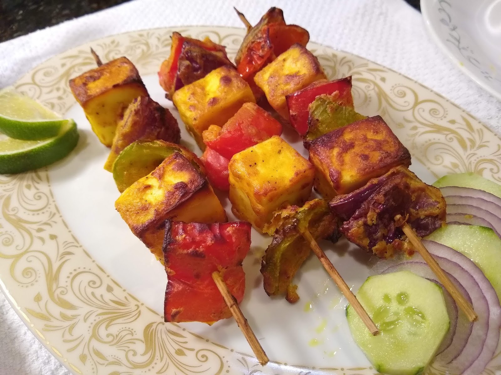 Paneer Tikka/ Indian Cottage Cheese Bites Smart And Healthy