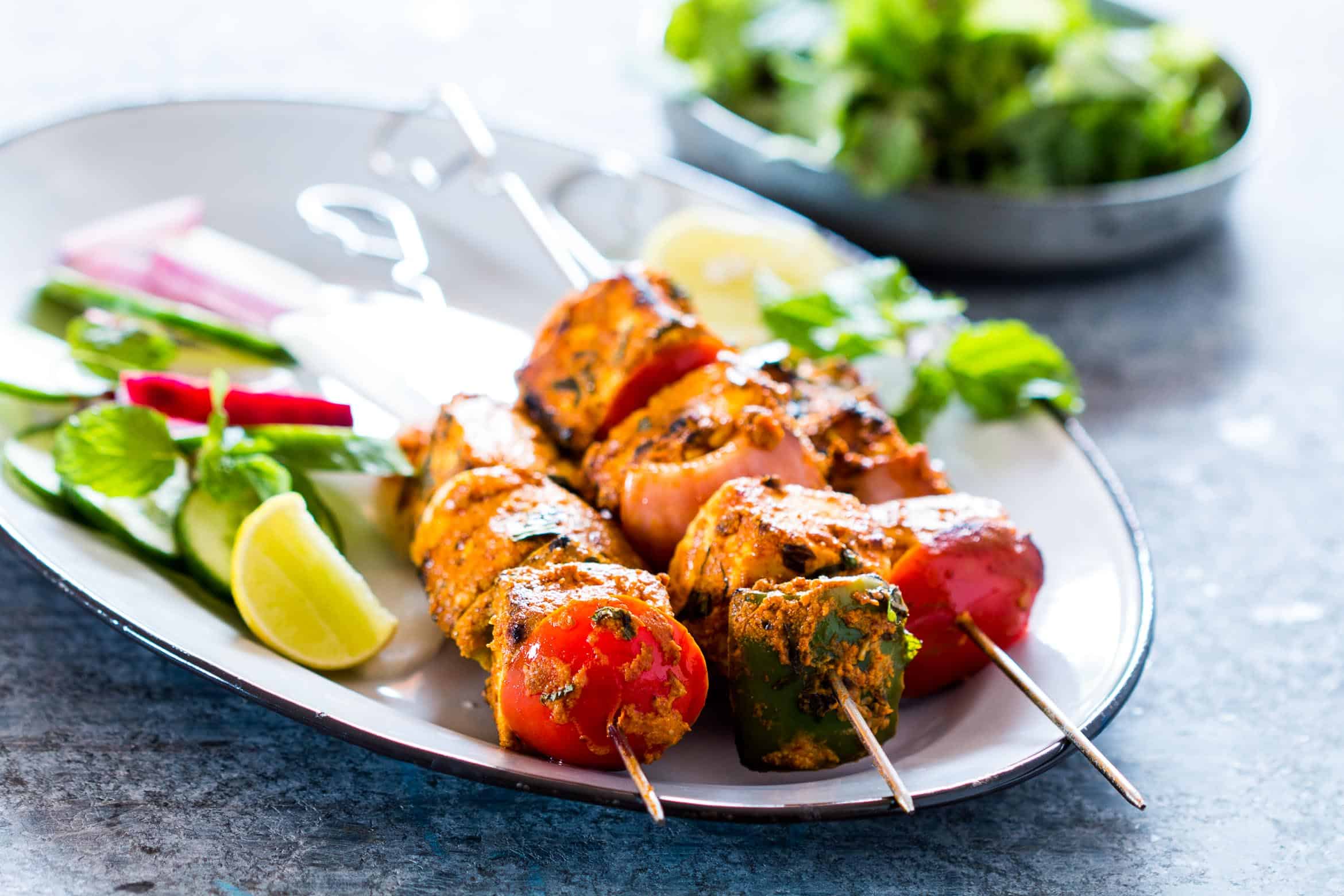 Tandoori Paneer Tikka in the Oven Food Story