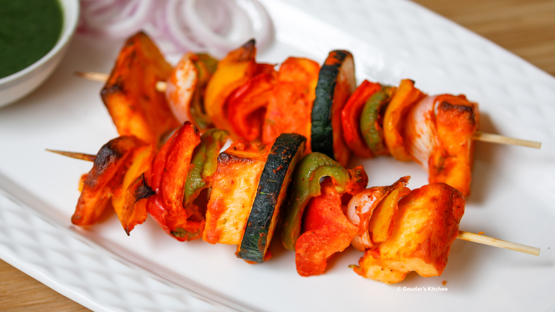 Paneer Tikka Recipe Restaurant Style (on Tawa. in Oven)