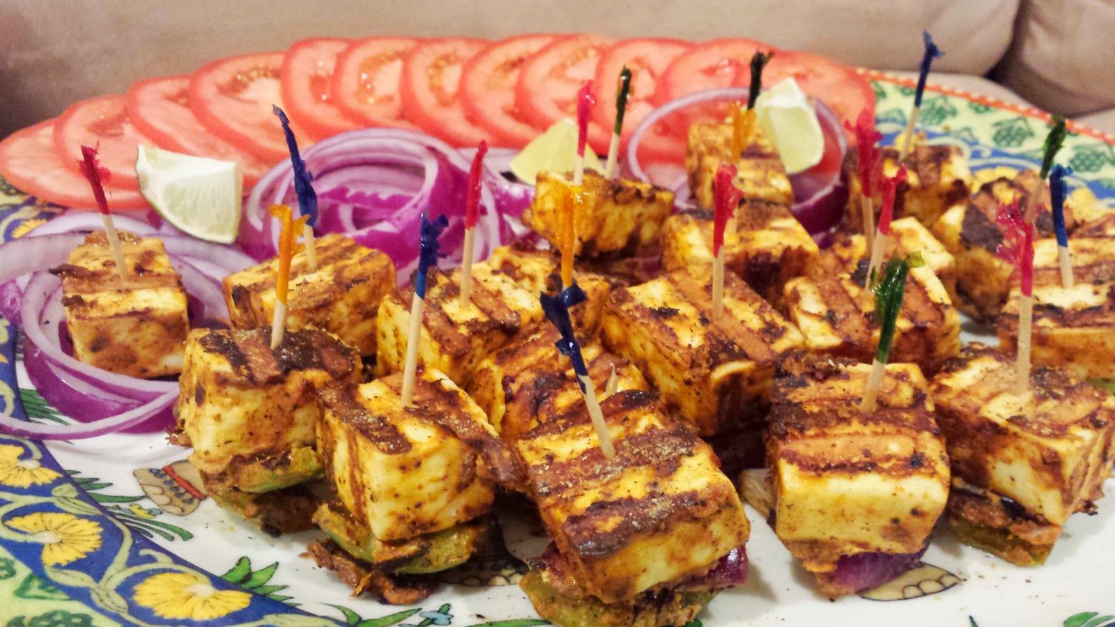 Paneer Tikka. Paneer tikka, Appetizer recipes, Paneer