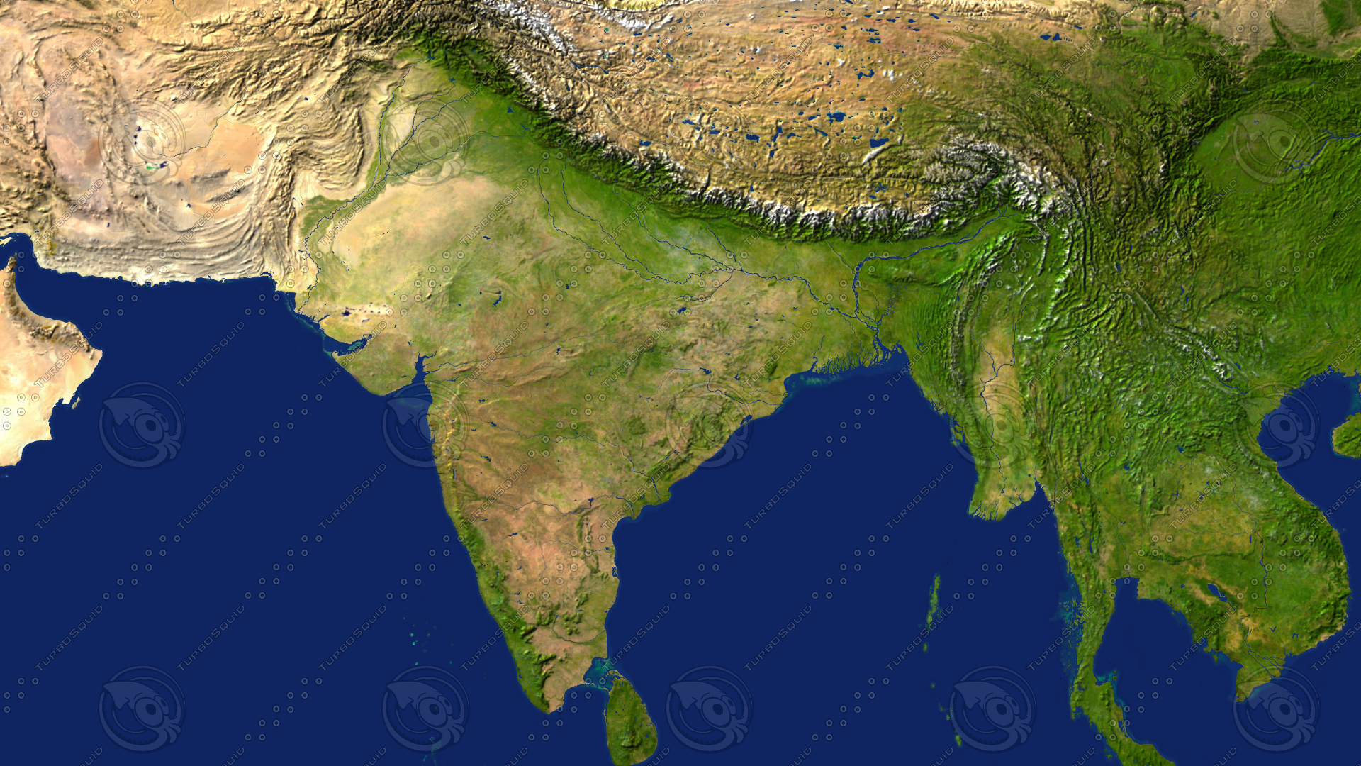 3D India Map HD