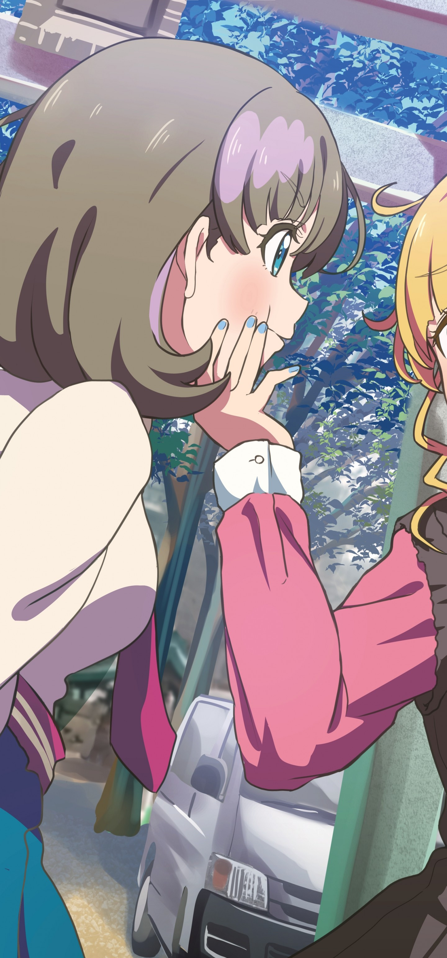 Download 1440x3088 Heanna Sumire, Love Live Superstar, Tang Keke, Friendship, Blonde, Green Eyes, Dress Wallpaper for Samsung Galaxy Note 20 Ultra