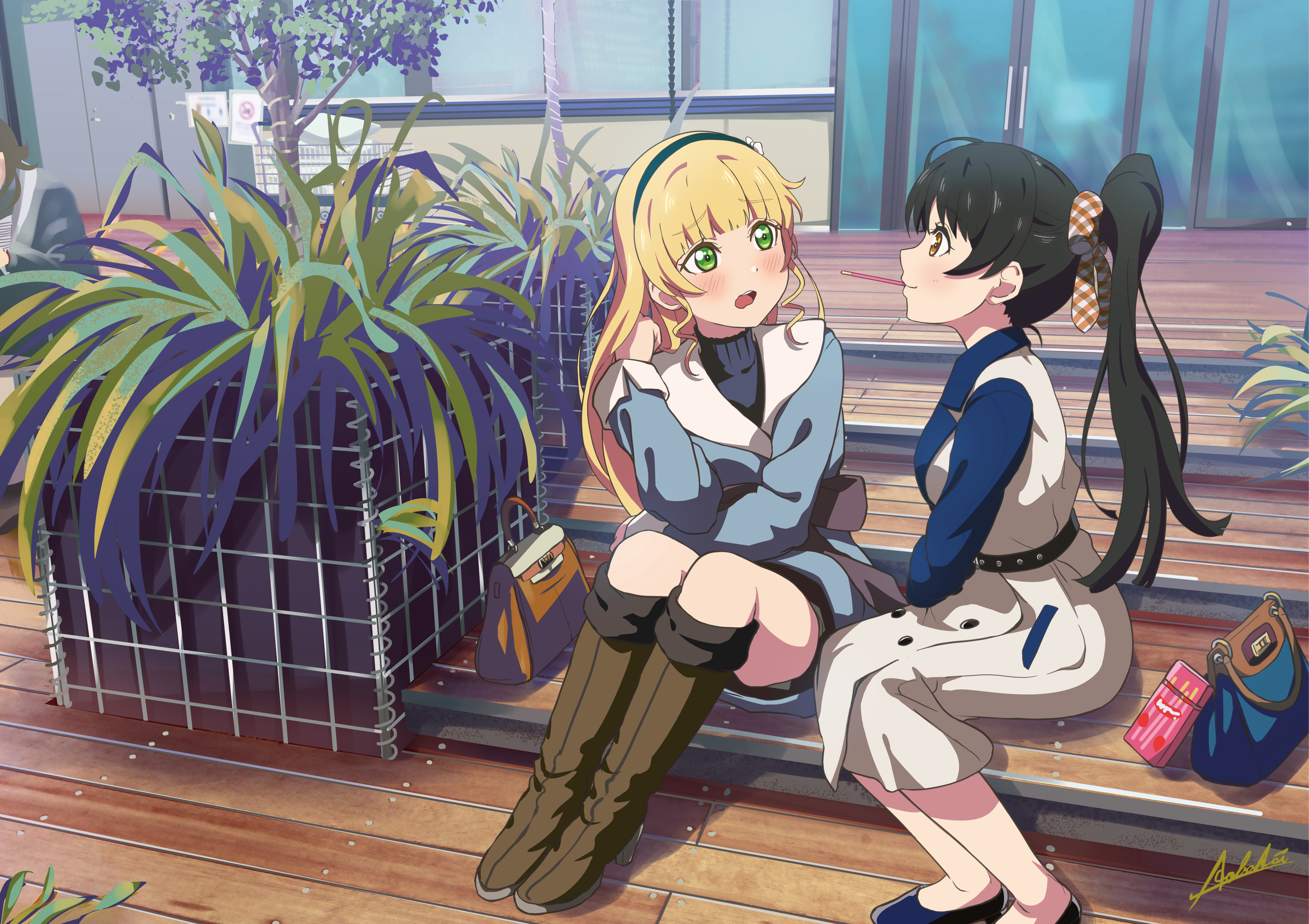 Wallpaper, Love Live Super Star, Love Live Series, Hazuki Ren Love Live, Heanna Sumire 5016x3541