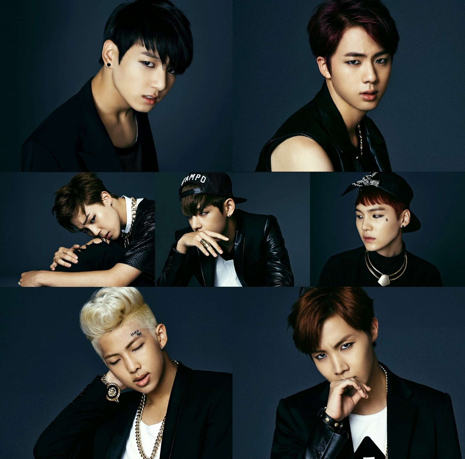 BTS release three batches of solo concept photo for 'Dark & Wild'. Daily K Pop News