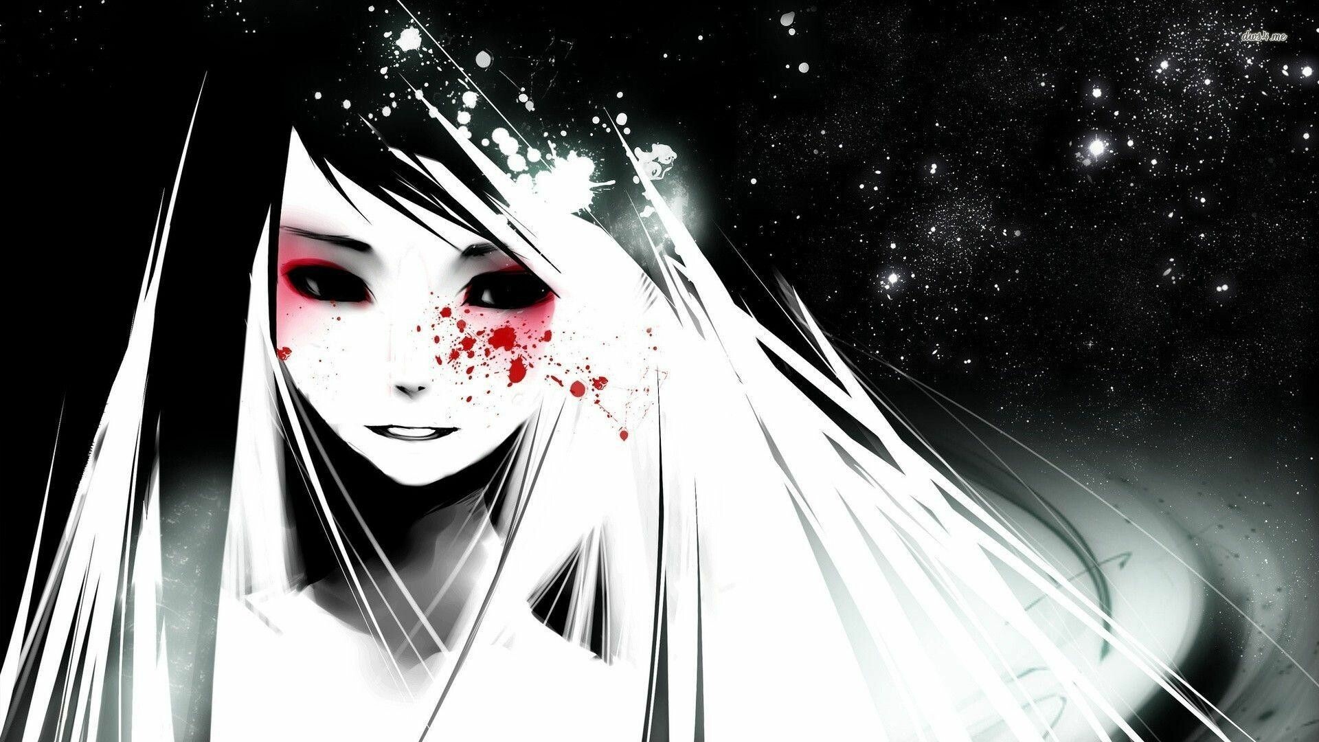 Download Cute Girl Dark Aesthetic Anime Pfp Wallpaper