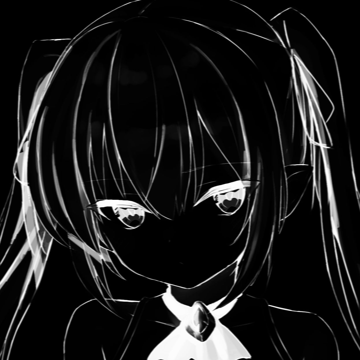 Black And White Anime PNG Images Black And White Anime Clipart Free  Download