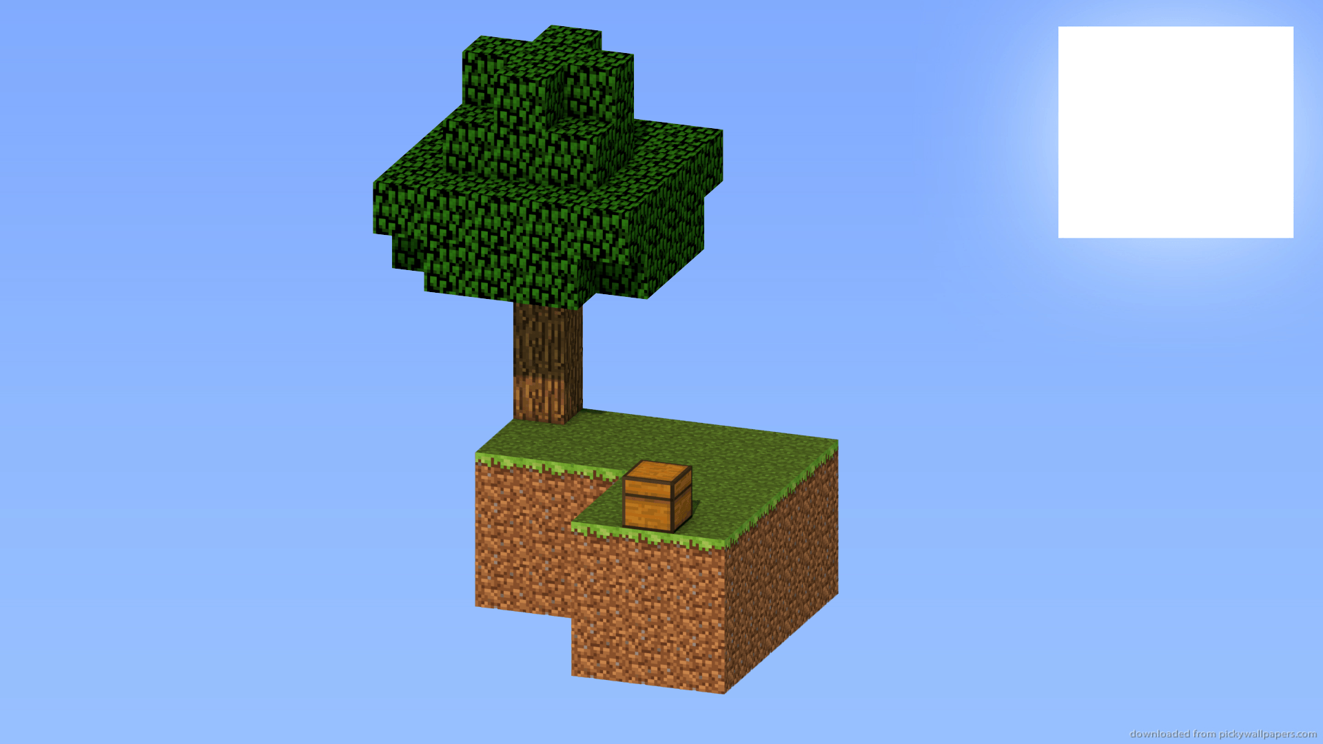 Skyblock One Block - Wallpaper - Nova Skin