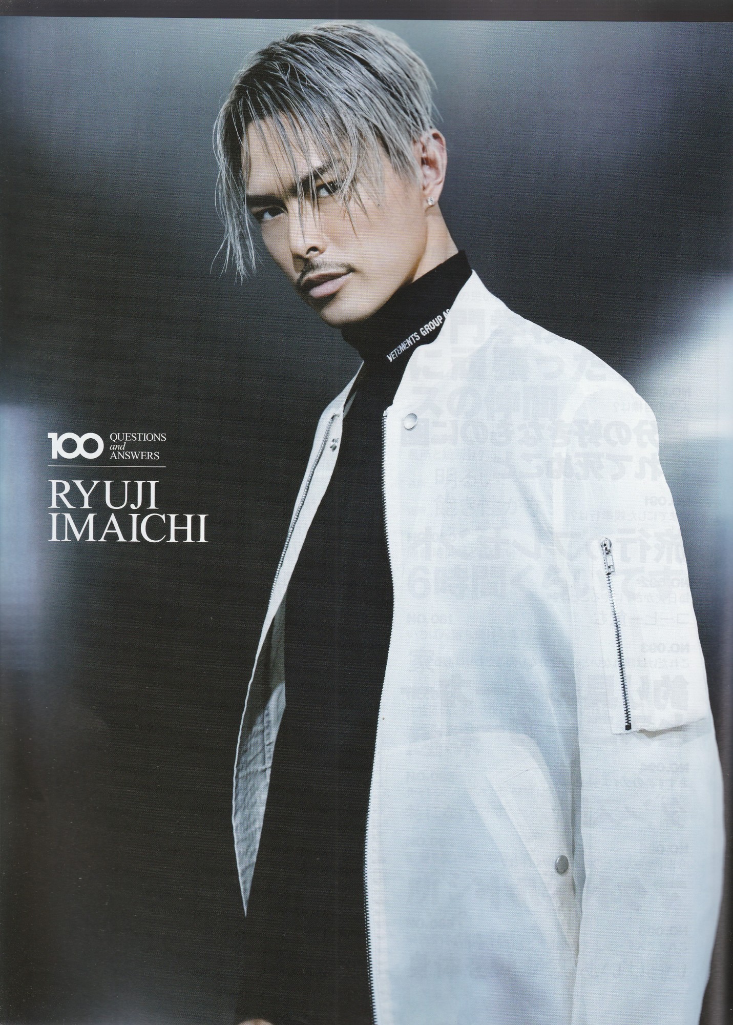 Ryuji Imaichi, He joined the group after winning, along tosaka hiroomi, the exile presents vocal