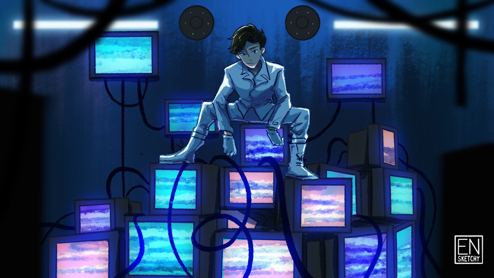 Digital Painting TOSAKA / Who Are You, Elliot Chong (ensketchy)
