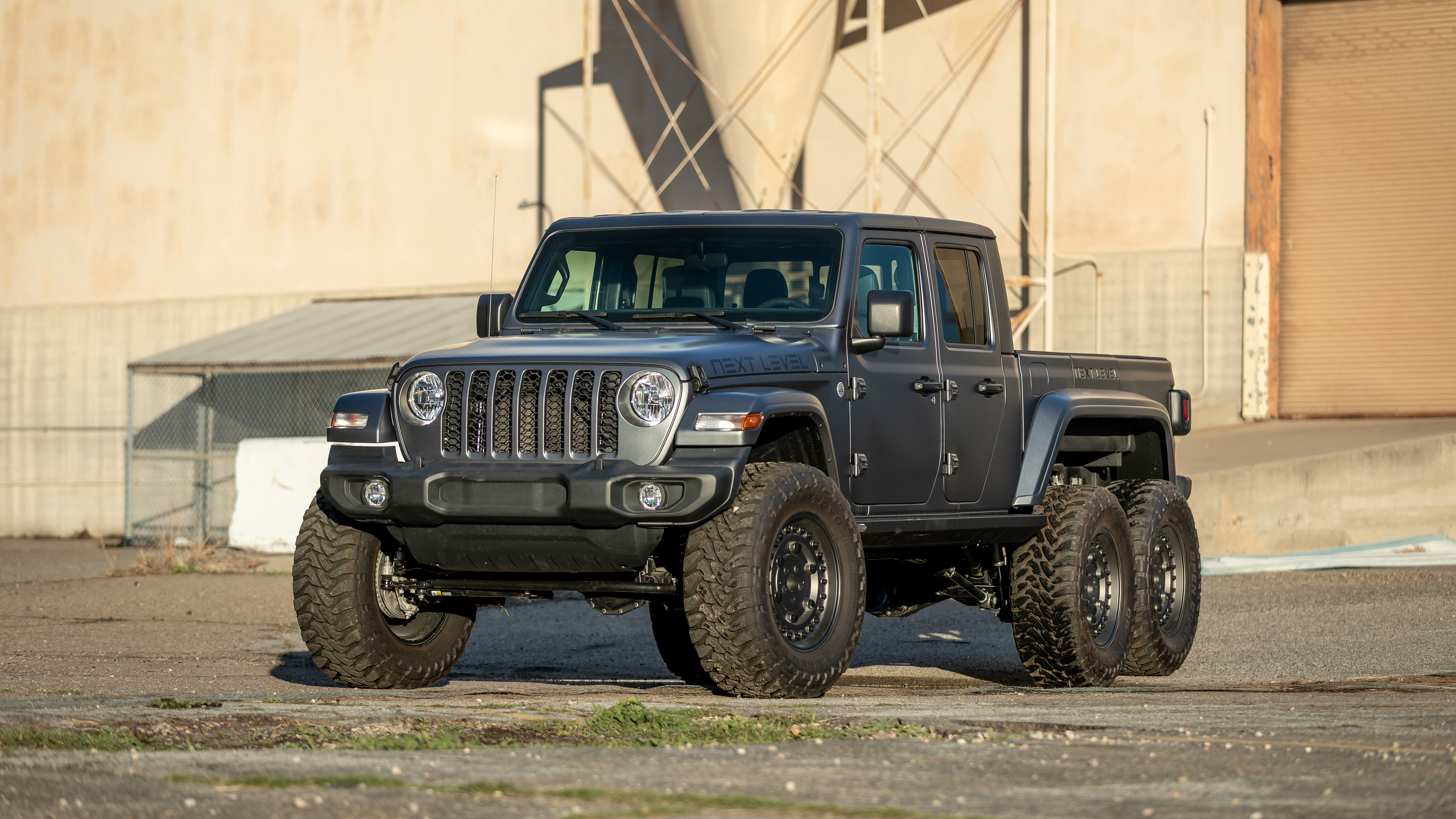 Next Level Jeep Gladiator 6x6 2021 4K Wallpaper. HD Car Wallpaper