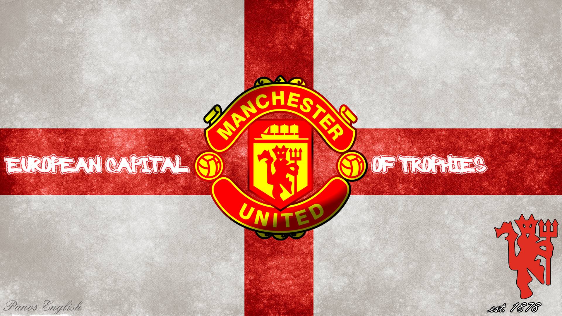 Flag Of Manchester United Wallpaper