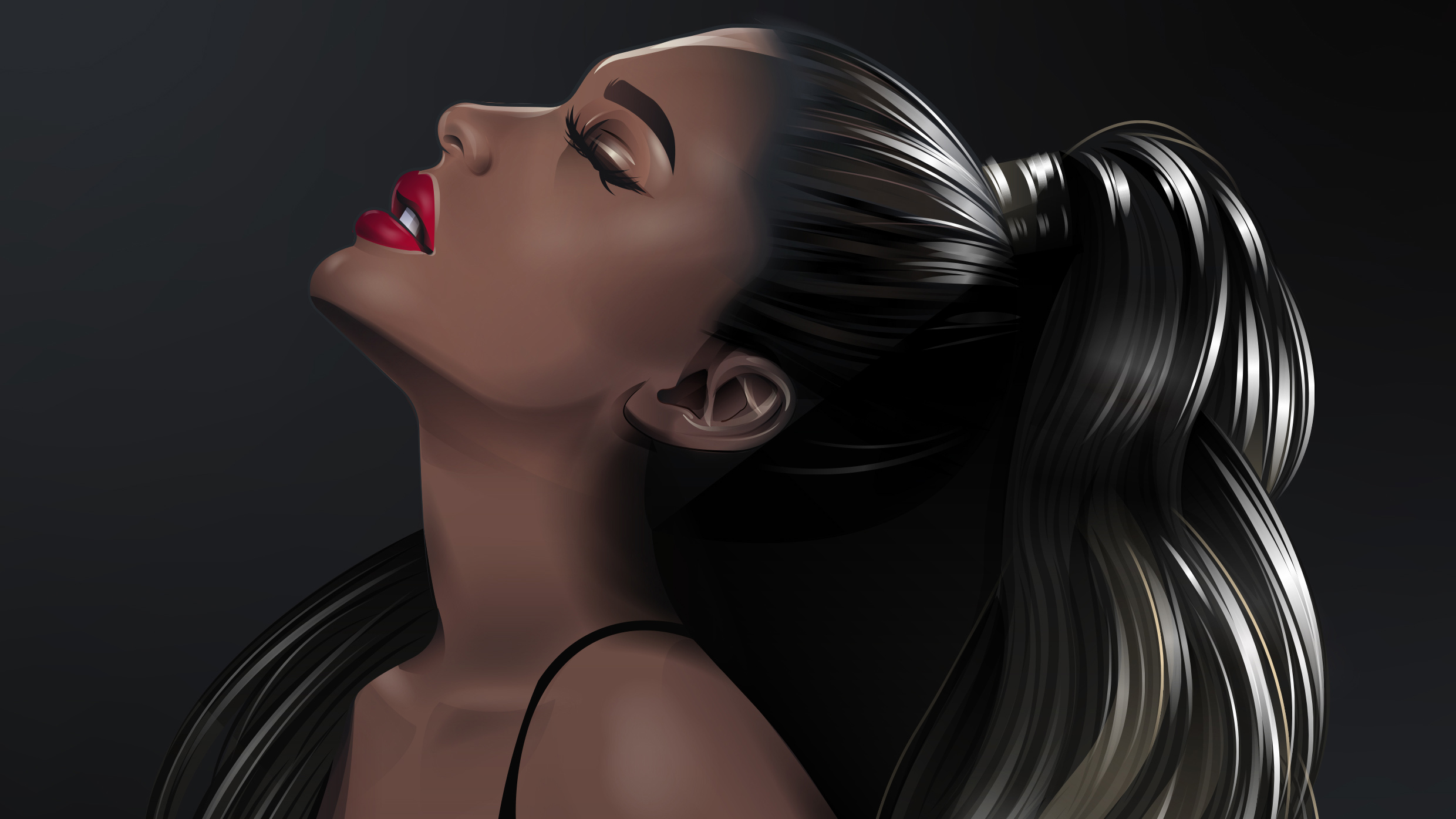Ariana Grande Vector, HD Celebrities, 4k Wallpaper, Image, Background, Photo and Picture