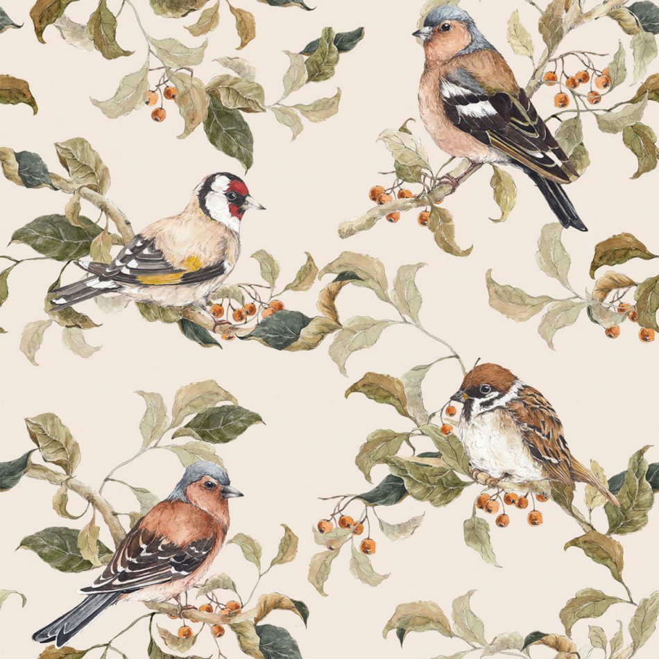 Birds Autumn Wallpaper Sample.com Wallstickers And Wallpaper Online Store