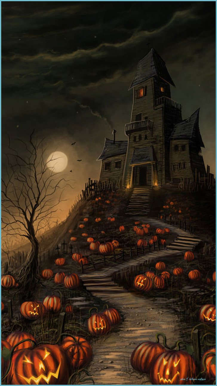 Halloween Wallpaper For iPhone Halloween Haunted House 6 Halloween Wallpaper