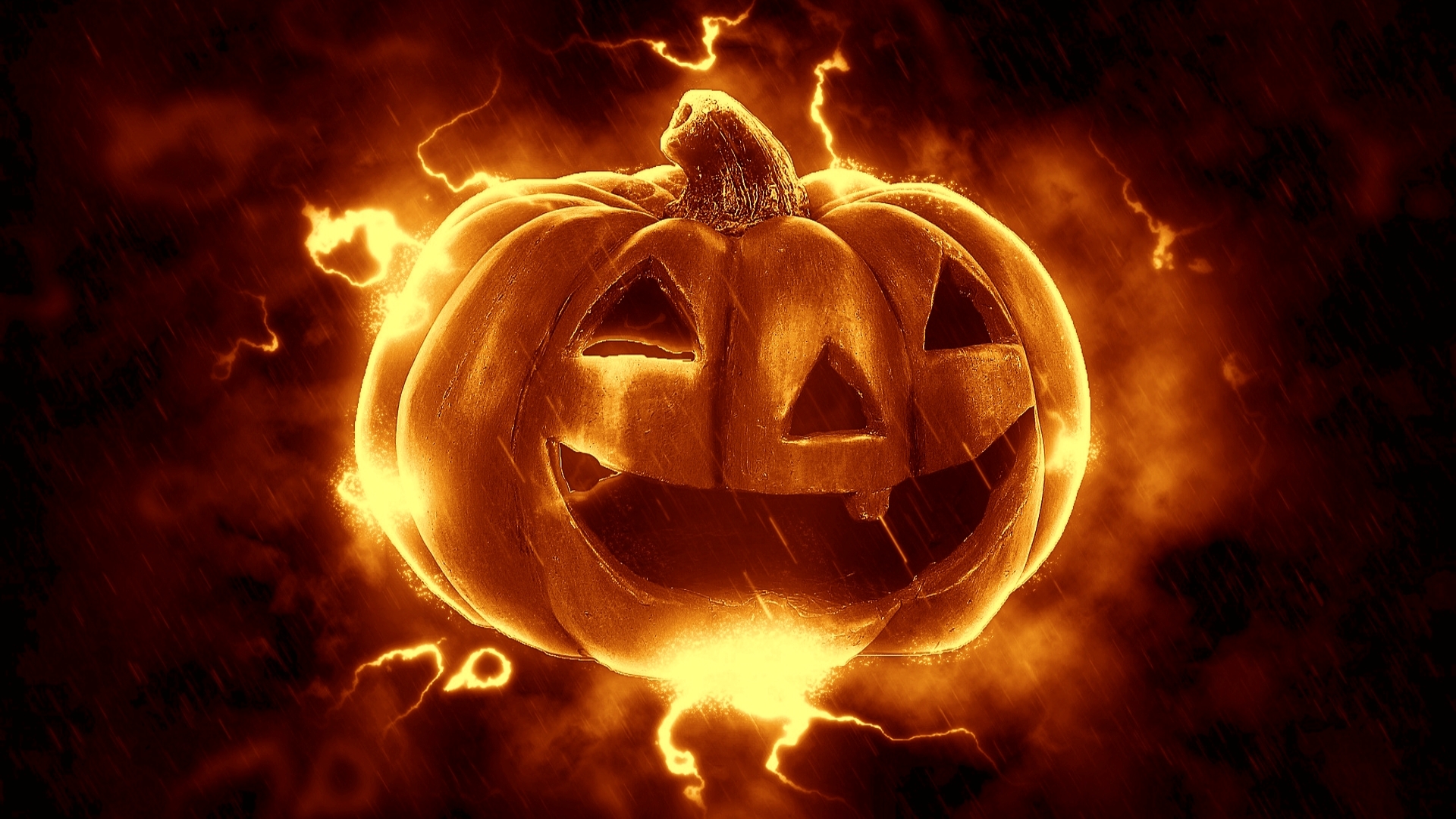 Evil Pumpkin HD Wallpaper