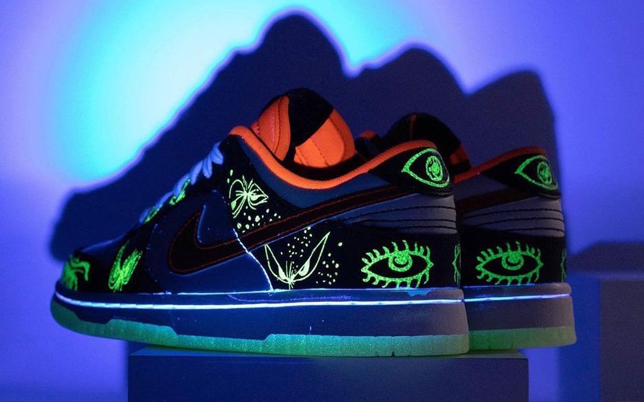 Nike Dunk Low “Halloween” With Glow In The Dark Details Leaked