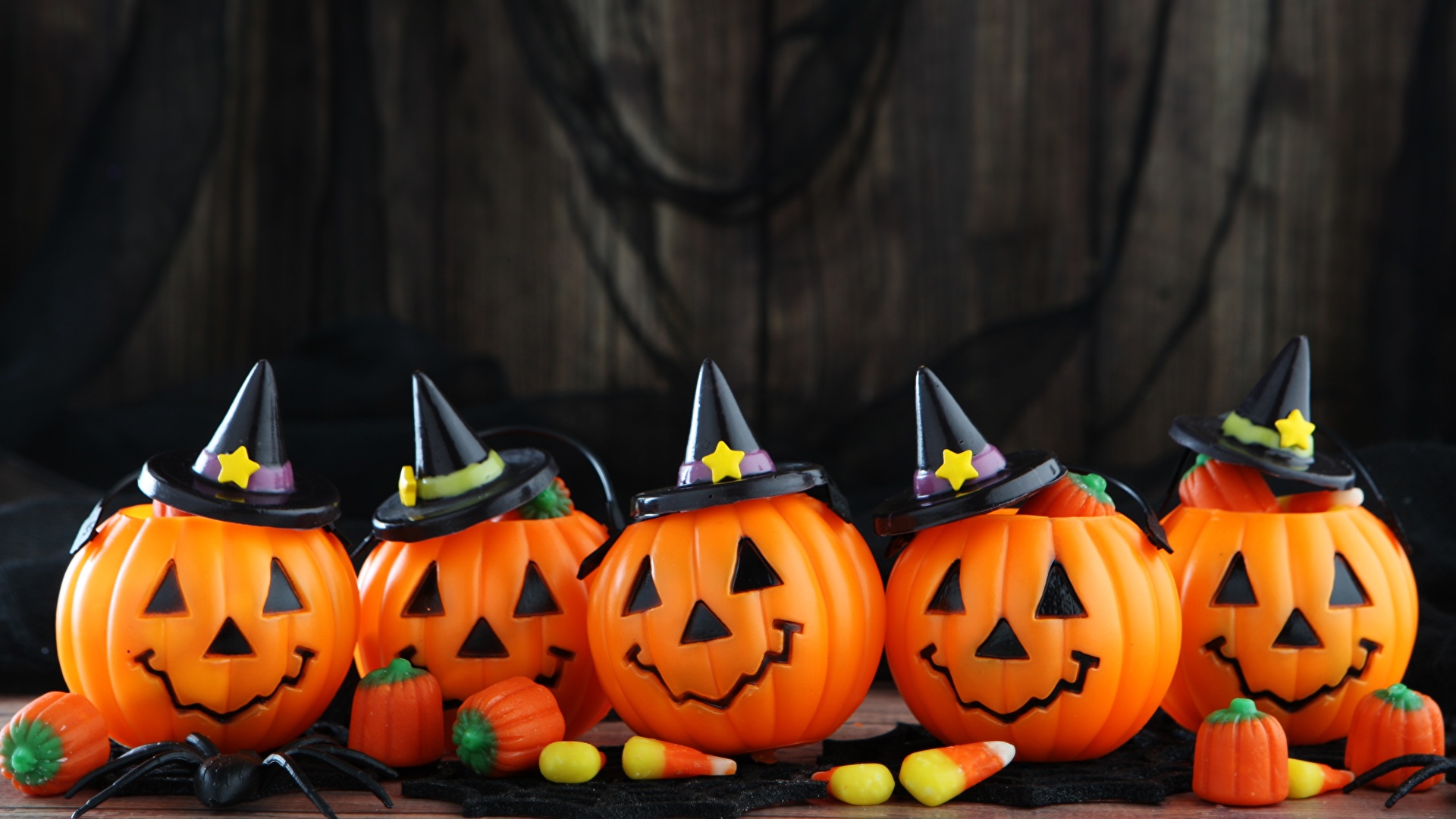 Photo Hat Pumpkin Halloween 1920x1080