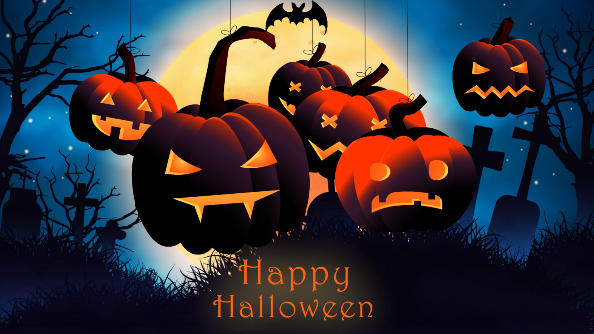 Happy Pumpkin Screensaver for Windows Halloween Screensaver Download