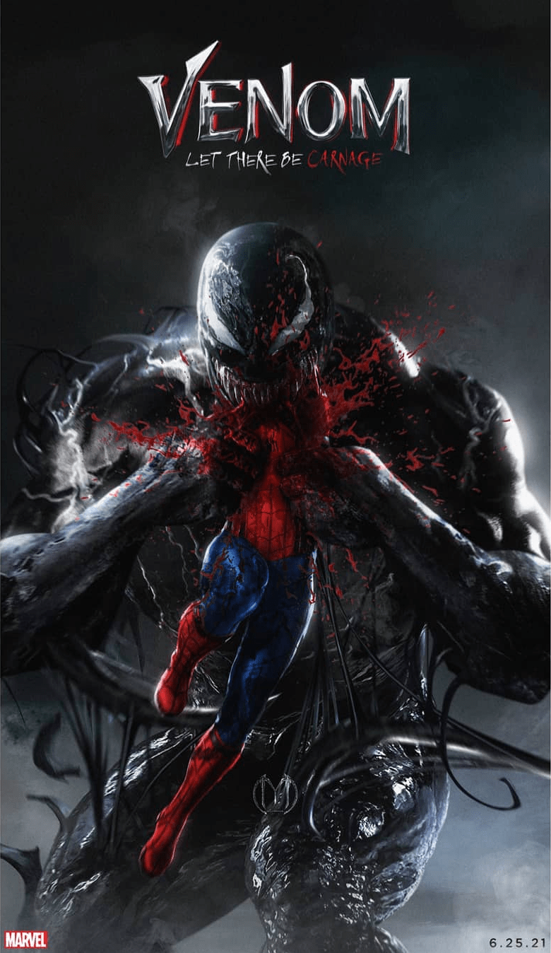 Venom Devours Spider Man On This Gruesome Fan Made Poster For 'Venom: Let There Be Carnage'