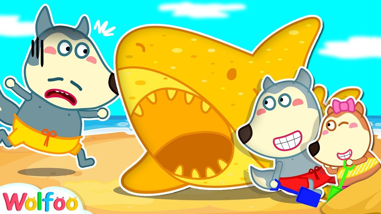 Wolfoo and Dad Play on the Beach with Toys. Wolfoo Family Kids Cartoon. Funny cartoon gifs, Cartoons youtube, Cartoon kids