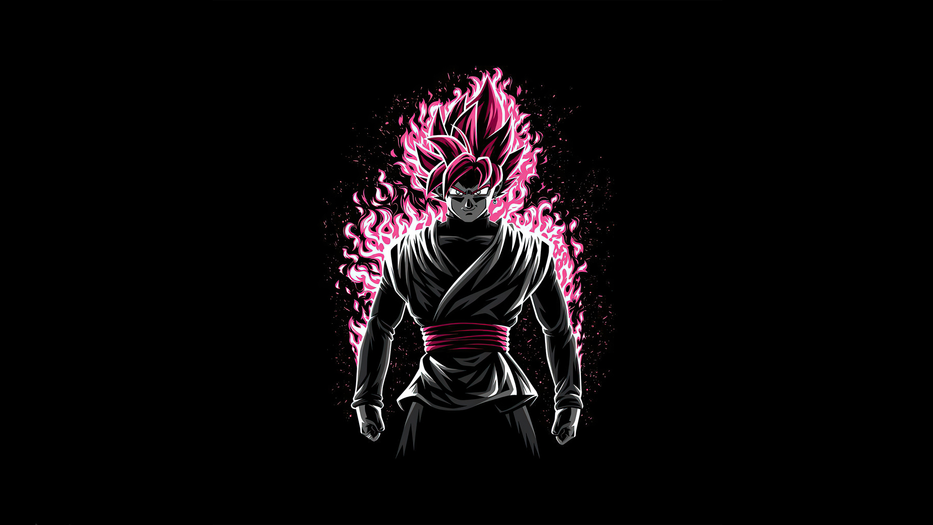 Battle Fire Black Rose Dragon Ball Z 4k Laptop Full HD 1080P HD 4k Wallpaper, Image, Background, Photo and Picture