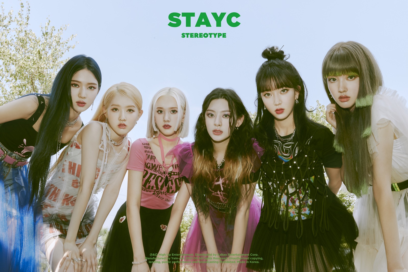 STAYC, 'STEREOTYPE' 1st concept photo of individual and group are released. Expectations are rising. Up Ent