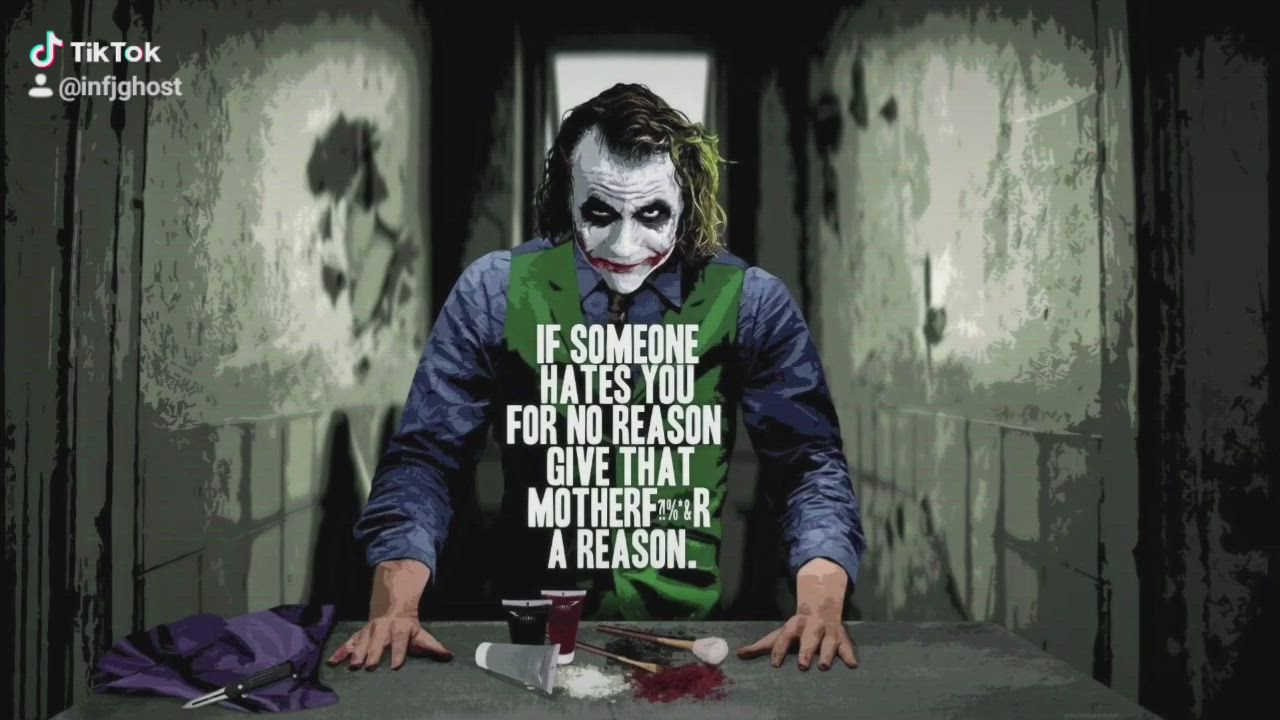 My Tiktok. Joker quotes wallpaper, Joker wallpaper, Joker quotes