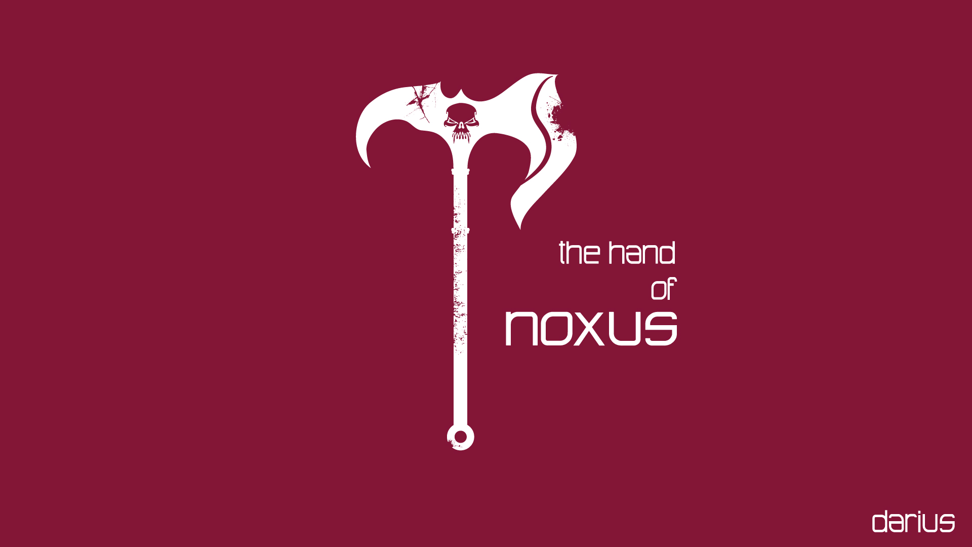 darius the hand of noxus wallpaper