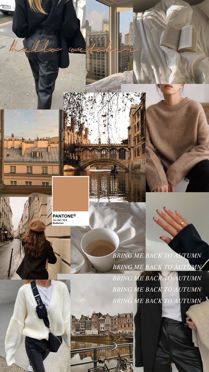 Autumn Mood Board. Vision board wallpaper, Aesthetic desktop wallpaper, Beige aesthetic