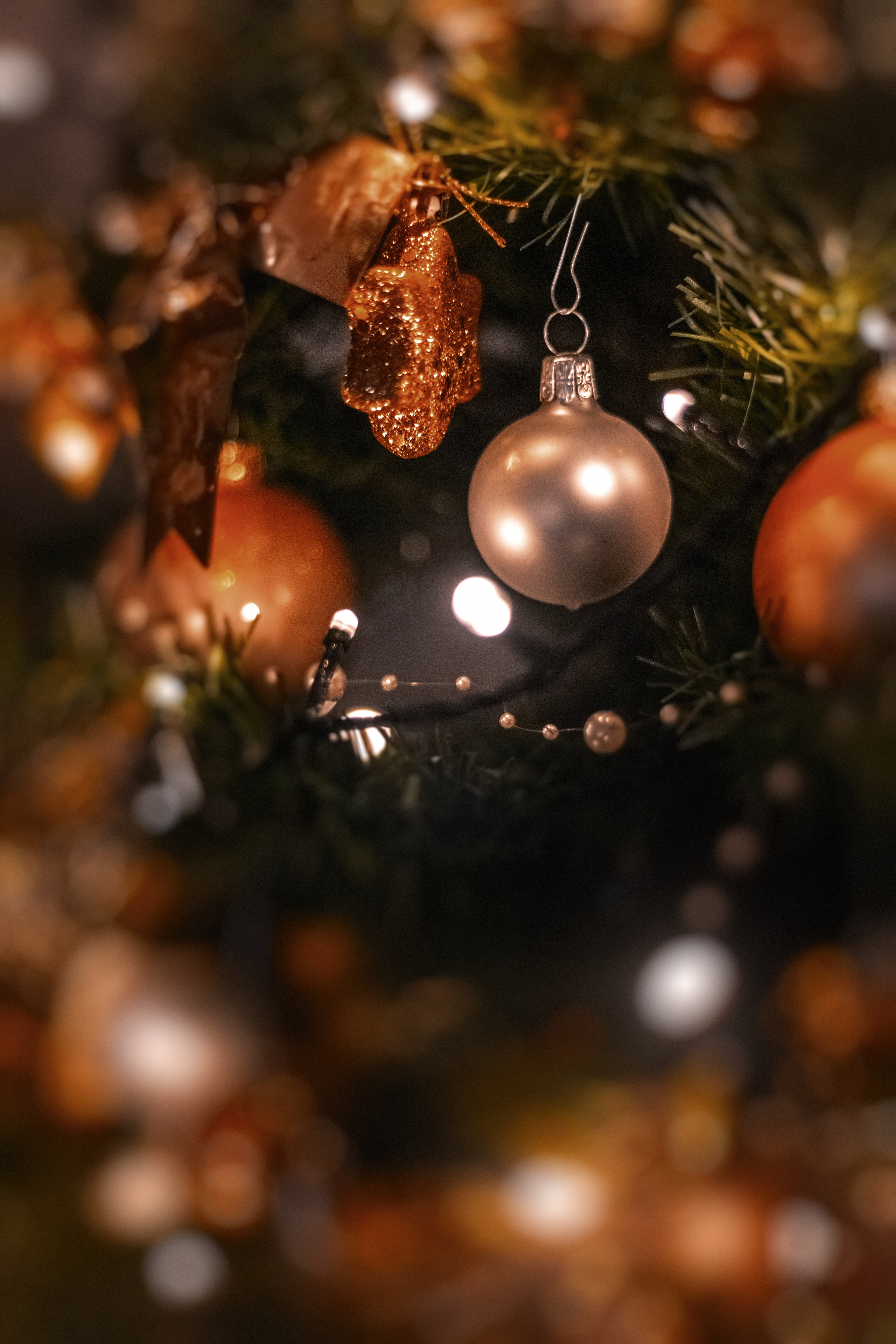 Silver and Gold Christmas Decorations · Free