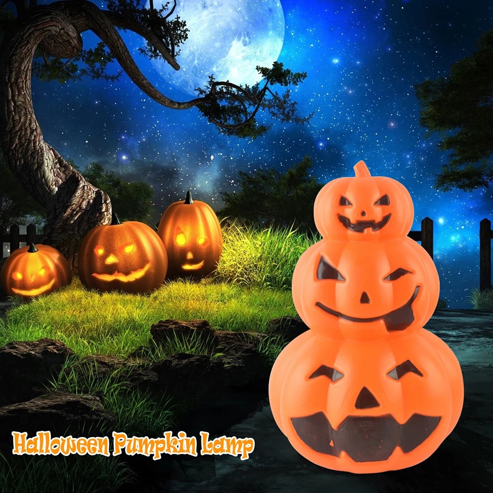 Halloween LED Light Halloween Pumpkin Festival Decoration For Home Halloween Portable Table Lamp Festival Decoration For Kids. Party DIY Decorations
