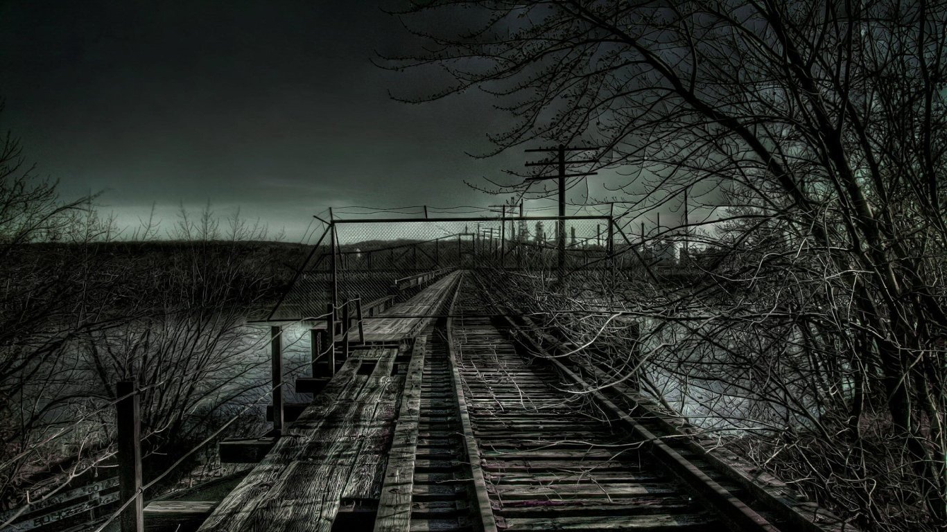 railway, Dark HD Wallpaper / Desktop and Mobile Image & Photo