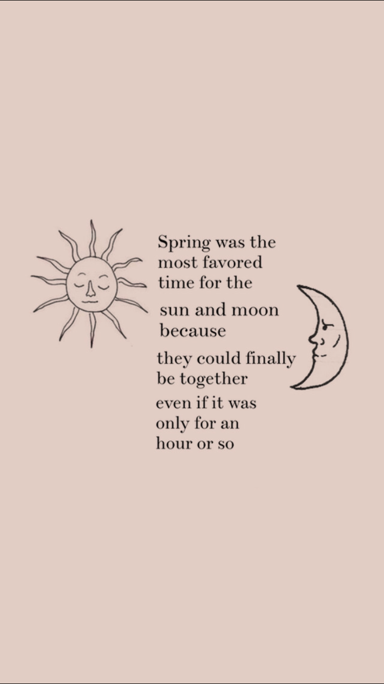 Aesthetic Sun And Moon Quotes