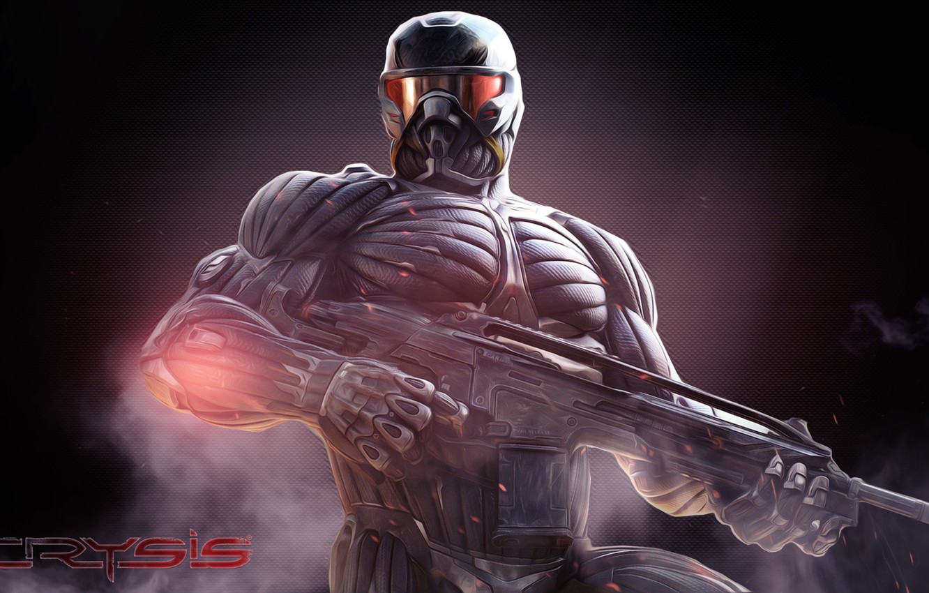 Wallpaper Wallpaper, Soldiers, Crysis, Nanosuit, The Nano Suit image for desktop, section игры