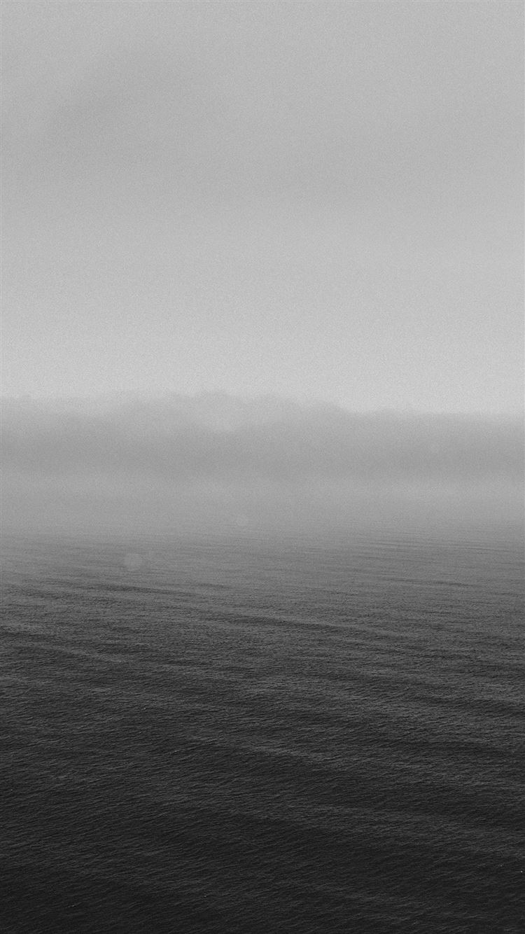 Sea Wave Dark Nature iPhone 8 Wallpaper Free Download